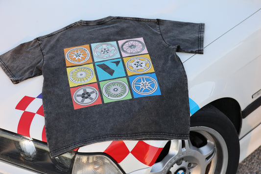 Art in Motion: Acid Washed T-Shirt