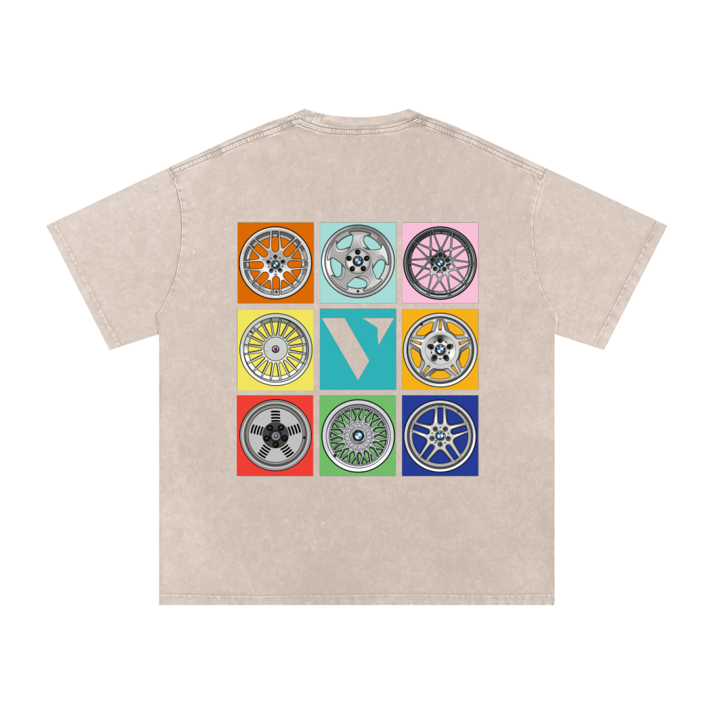 Art in Motion: Acid Washed T-Shirt