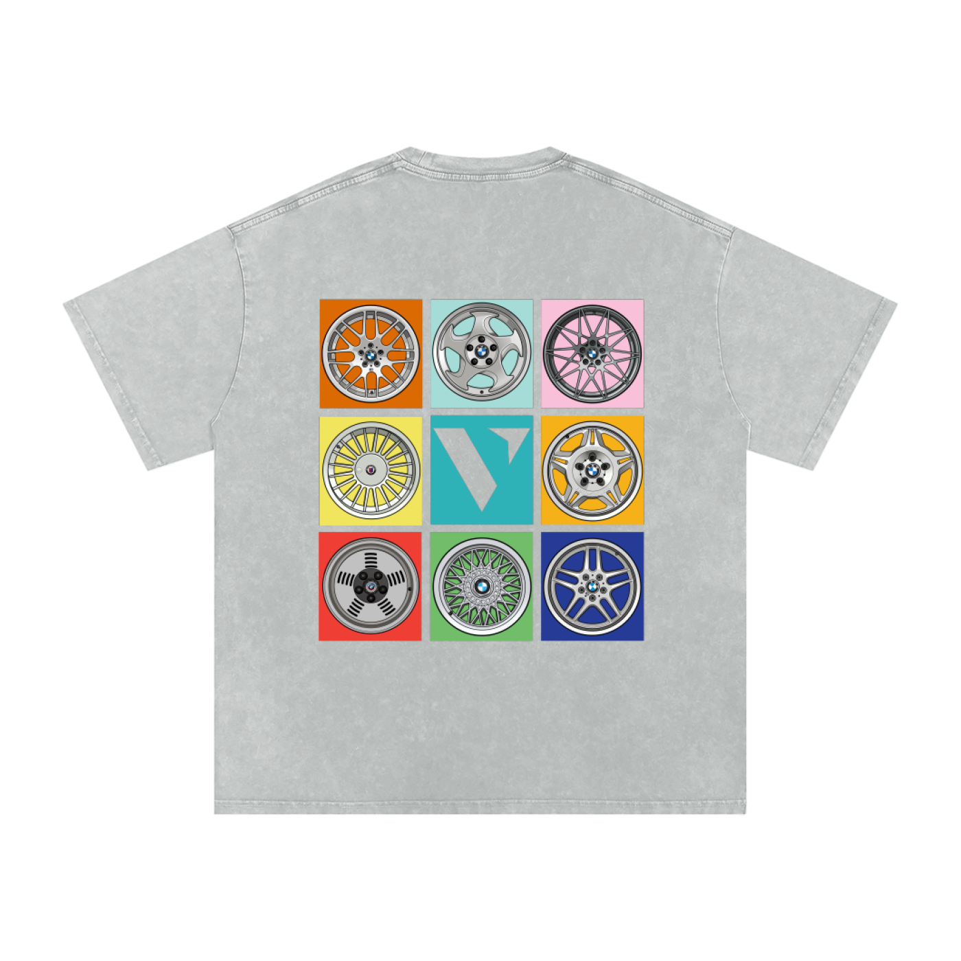 Art in Motion: Acid Washed T-Shirt