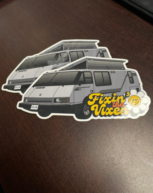 Fixin' the Vixen Sticker