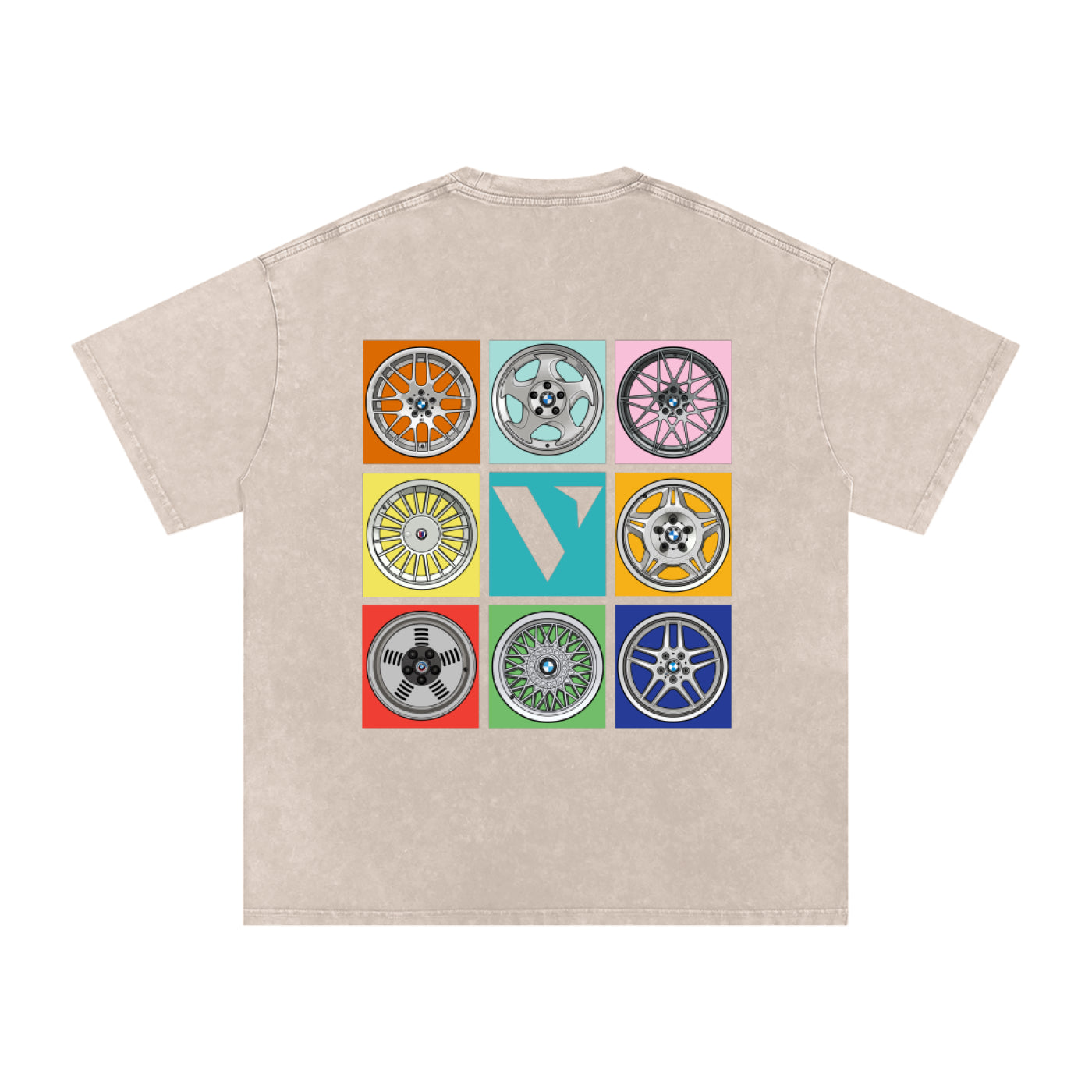 Art in Motion: Acid Washed T-Shirt