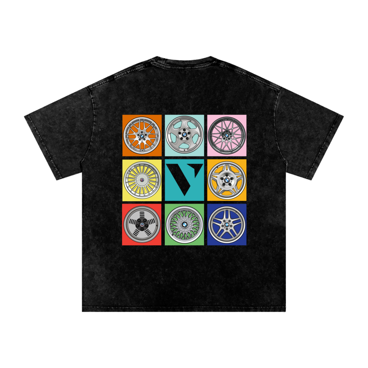 Art in Motion: Acid Washed T-Shirt