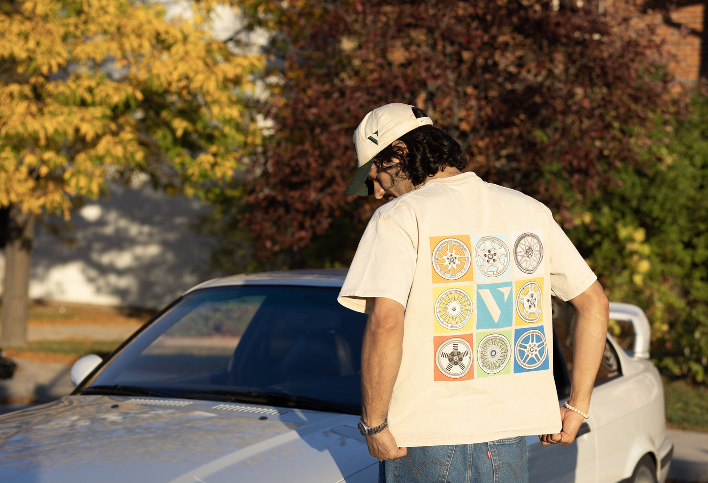 Art in Motion: Acid Washed T-Shirt