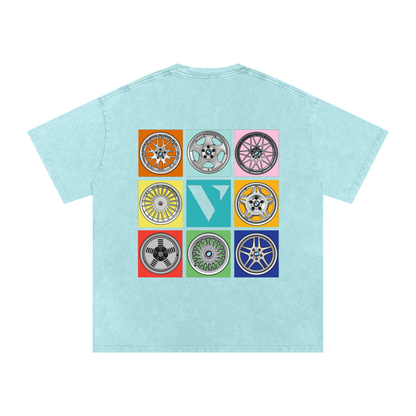 Art in Motion: Acid Washed T-Shirt
