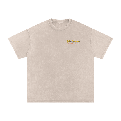 Art in Motion: Acid Washed T-Shirt