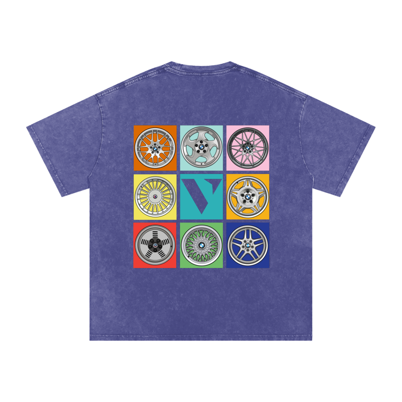 Art in Motion: Acid Washed T-Shirt